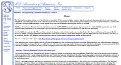 Desktop Screenshot of mdappraisers.org